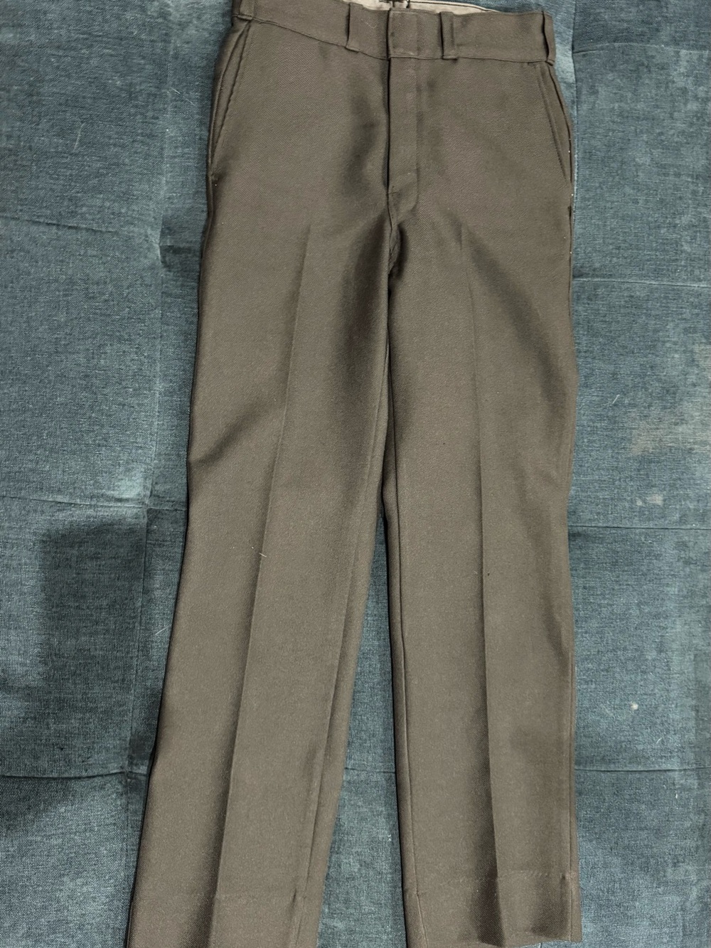 Vintage Dickies Men's High Rise Dress Pants in Black
